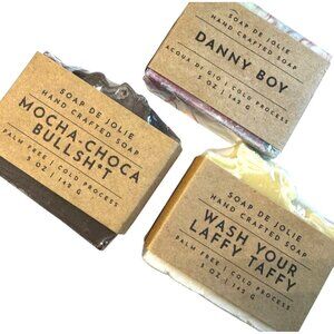 Handcrafted De Jolie Soap Set Of‎ 3 NEW